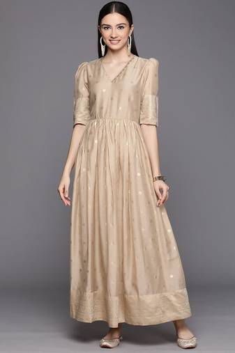 Chiku printed chanderi dresses