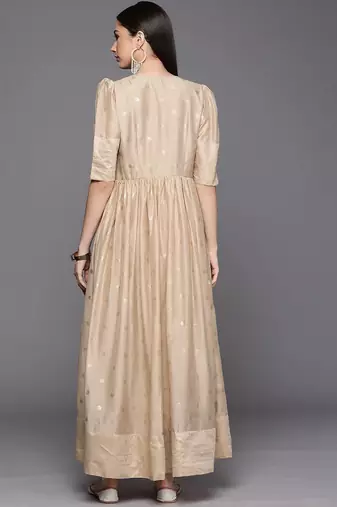 Chiku printed chanderi dresses