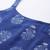 Blue printed cotton tunics