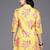 Yellow printed crepe tunics