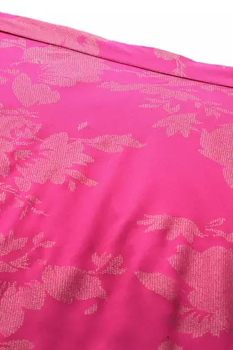 Pink printed polyester co ord set