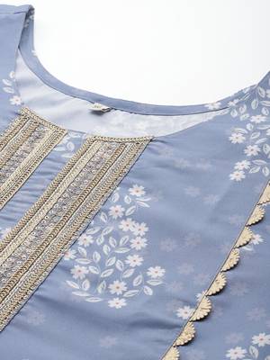 Grey printed crepe tunics 3