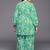 Green printed pure cotton co ord set