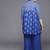Indigo blue printed pure cotton co ord set