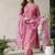 Pink classic suit set