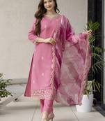 Pink classic suit set