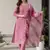Pink classic suit set