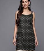 Black polyester tunics