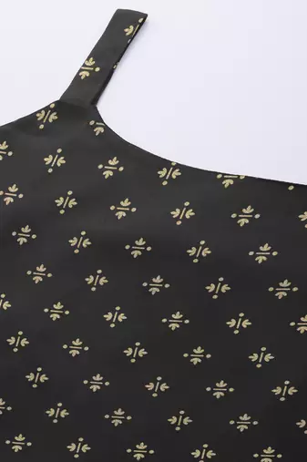 Black polyester tunics