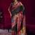 Black modal pashmina handloom weaving saree