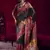 Black modal pashmina handloom weaving saree