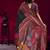 Black modal pashmina handloom weaving saree