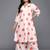 Off white printed cotton blend kurta sets