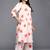 Off white printed cotton blend kurta sets