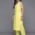 Yellow printed pure cotton kurta sets