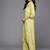 Yellow printed cotton blend kurta sets