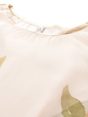 Off white printed organza kurta sets 2