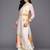 Off white printed organza kurta sets