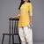 Mustard printed pure cotton kurta sets