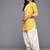 Mustard printed pure cotton kurta sets