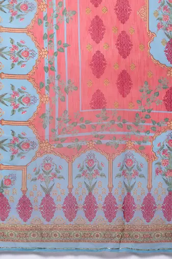 Multi printed poly crepe kurta sets
