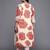 Off white printed georgette long kurtis