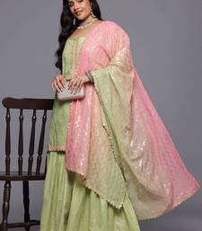 Green printed pure cotton kurta sets