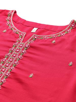 Rani embroidered silk blend kurta sets 2