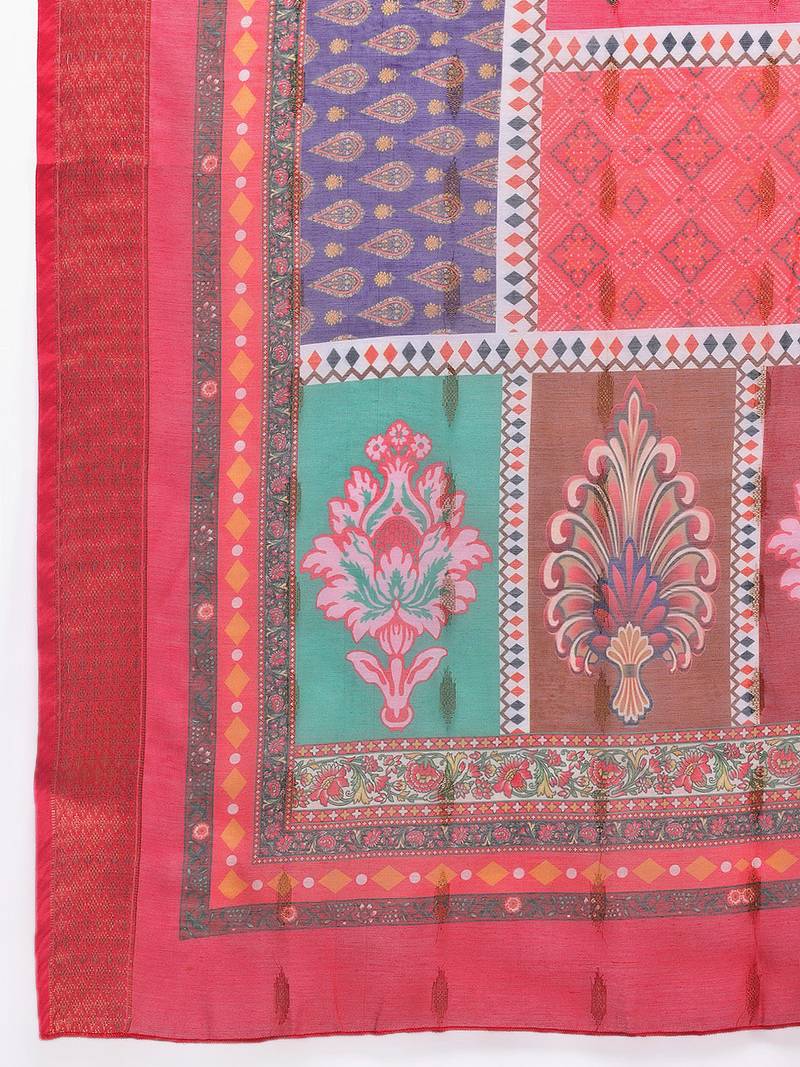 Rani embroidered silk blend kurta sets