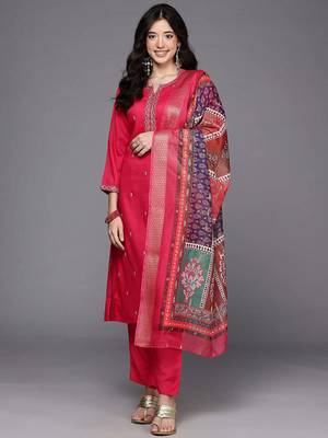 Rani embroidered silk blend kurta sets 5