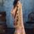 Baby pink zari tissue handloom weaving saree
