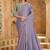 Levandar tissue georgette saree & sartin work blouse