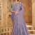 Levandar tissue georgette saree & sartin work blouse