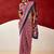 pink fancy printed dull satin saree with matching blouse
