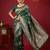 green soft silk blend saree – elegant & comfortable