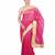 Magenta Zari Border Kota Doria Silk Saree