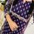Floral printed u neck pure cotton kurta trosuer and dupatta set
