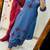 Floral embroidered round neck pure cotton kurta trosuer and dupatta set