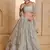 Captivating Grey Embroidered Net Party Wear Lehenga Choli