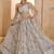 Captivating Grey Embroidered Net Party Wear Lehenga Choli
