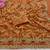 Orange Color Gold  Beads Work with Cut work Satin Silk Saree