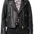 Women's genuine lambskin leather jacket slim fit biker jacket