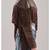 Women's genuine lambskin leather jacket slim fit fringe leather jacket