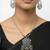 Nvr women's oxidised silver-plated tribal jewellery set