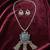 Nvr women's oxidised silver-plated tribal jewellery set