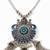 Nvr women's oxidised silver-plated tribal jewellery set