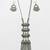 Nvr women's silver-plated oxidised tribal jewellery set