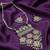 Nvr women oxidized multicolor ghungroo necklace with earrings set
