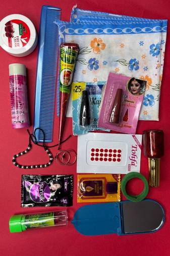 Nvr 16 solah shringaar set multipurpose artificial jewelry set mataji deviji navratri diwali karwachauth puja set