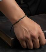 Nvr unisex evil eye beaded adjustable bracelet